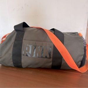 Victoria’s Secret PINK Army Green Duffle Bag